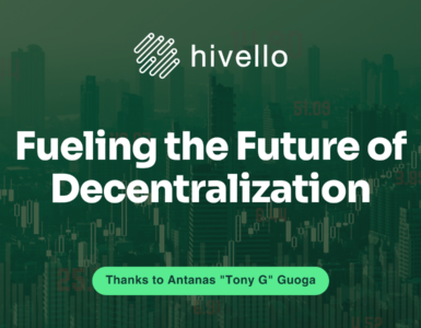 Hivello Secures Strategic Investment from Antanas "Tony G" Guoga to Scale Decentralized Compute