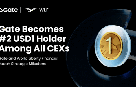 Gate and World Liberty Financial Reach Strategic Milestone: Gate Becomes Second-Largest Holder of USD1 Among Centralized Exchanges